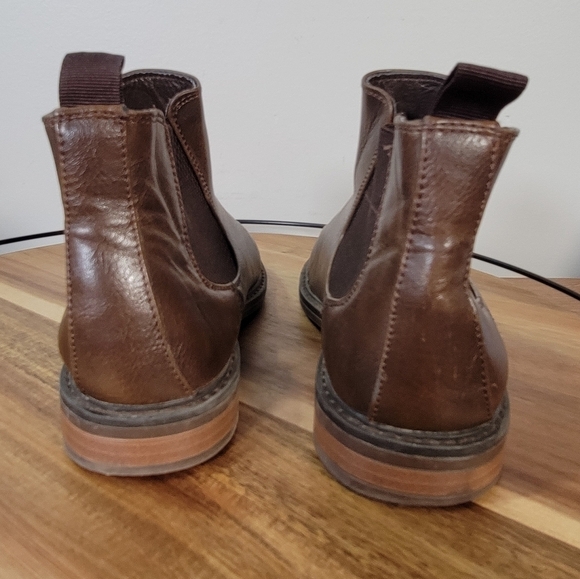 Ashford Hayes Porter Brown Chelsea Boots Slip on Size 4 - Picture 7 of 12
